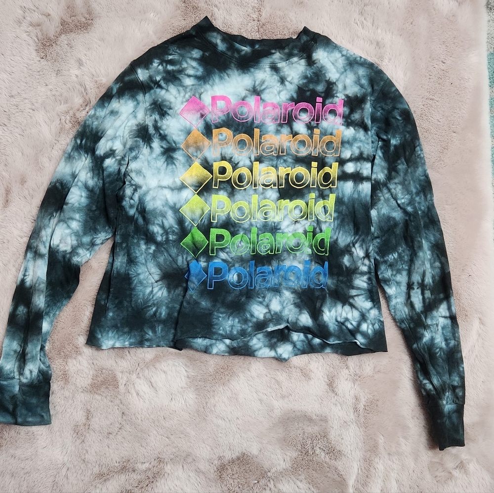 Tie-dye long sleeve shirt